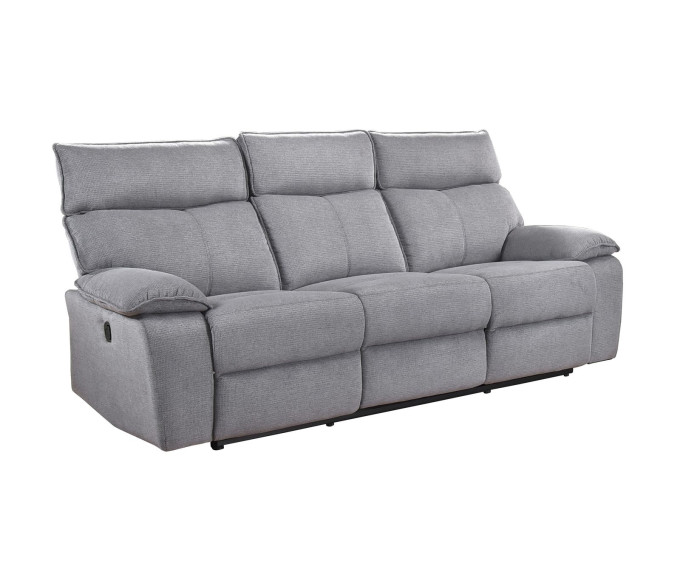 Oxford Fabric Reclining Sofa